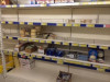 Tirdzniecības embargo dēļ Krievijas veikalos novērojami pustukši plaukti